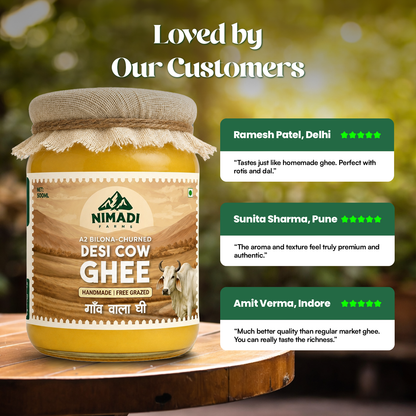 A2 Bilona Churned - Desi Cow Ghee