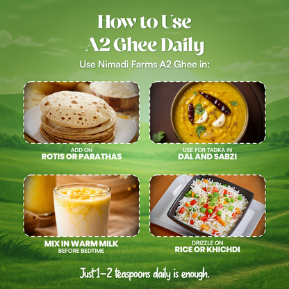 A2 Bilona Churned - Gir Cow Ghee