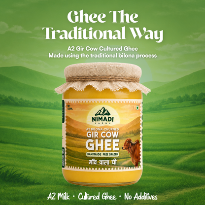 A2 Bilona Churned - Gir Cow Ghee