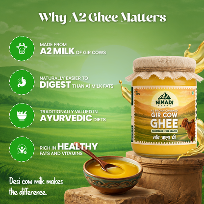 A2 Bilona Churned - Gir Cow Ghee