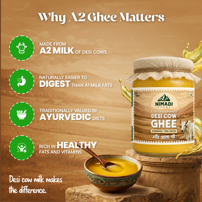 A2 Bilona Churned - Desi Cow Ghee