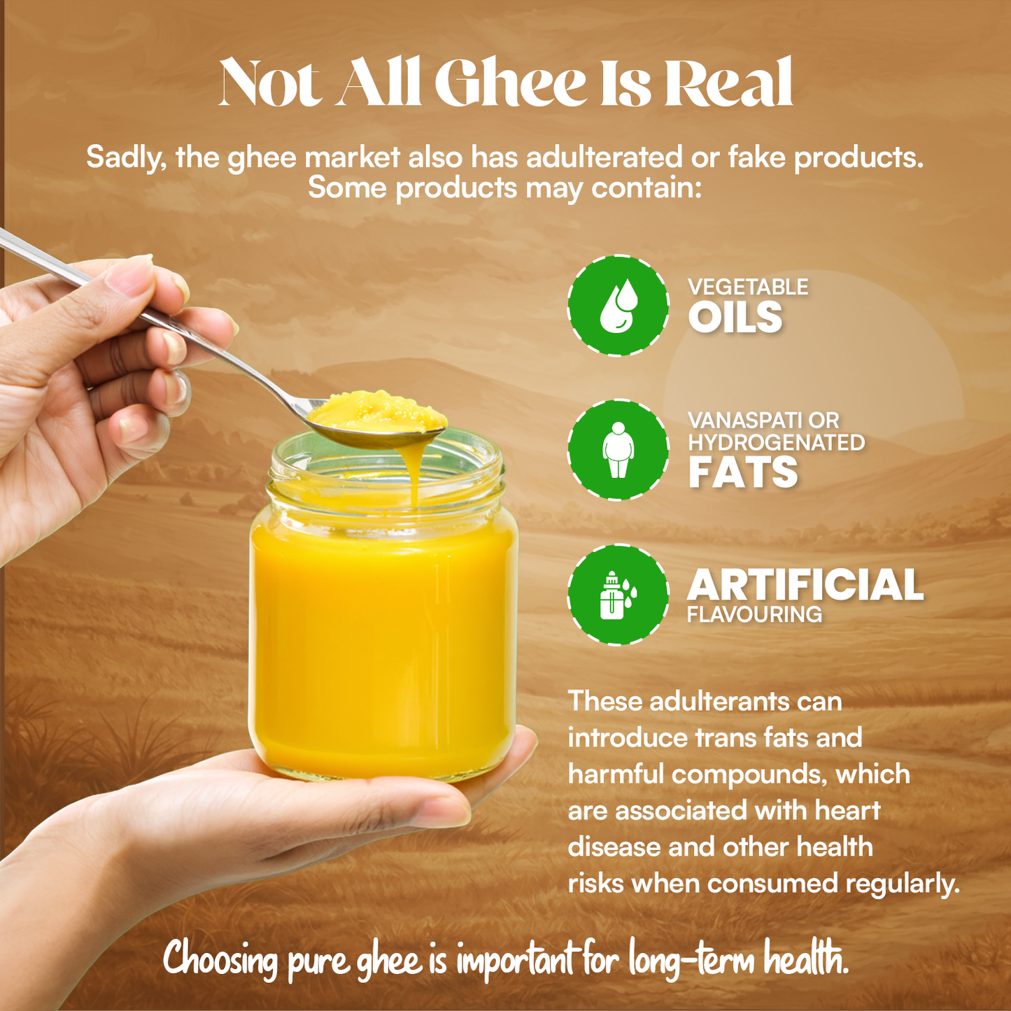 A2 Bilona Churned - Desi Cow Ghee