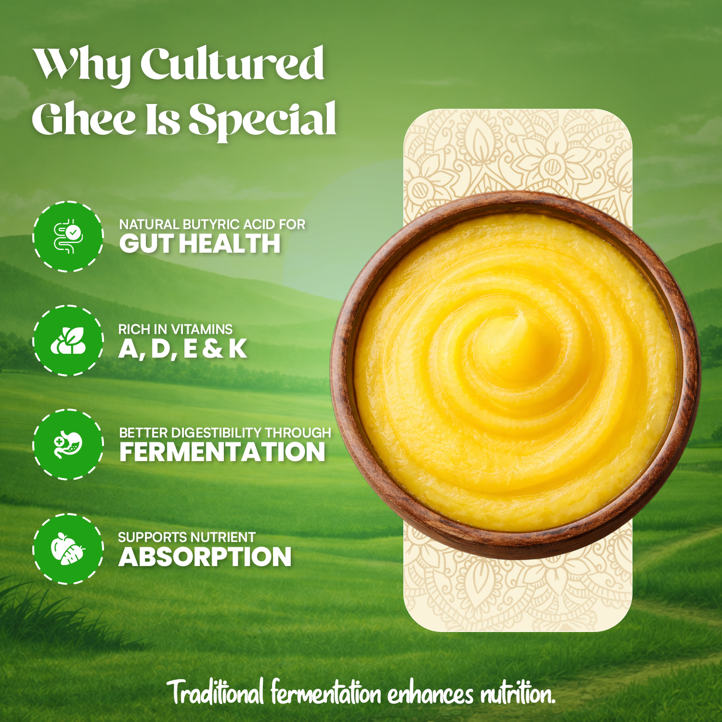 A2 Bilona Churned - Gir Cow Ghee