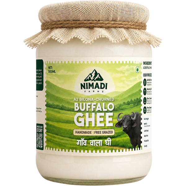 A2-Bilona Churned - Buffalo Ghee