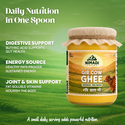 A2 Bilona Churned - Gir Cow Ghee